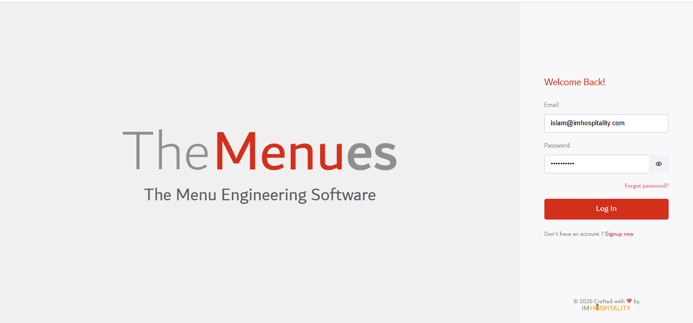 The Menues screenshot